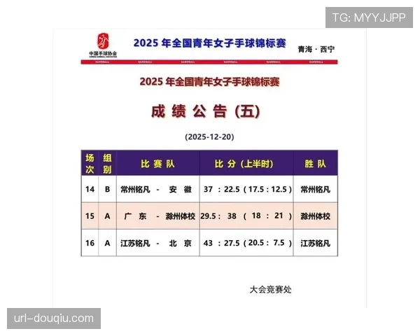 2026年全国青年女子手球锦标赛由北京骏松有限公司承办